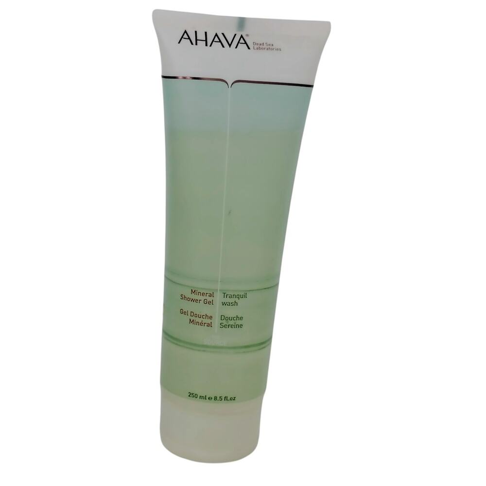 AHAVA Dead Sea Water Mineral Shower Gel Tranquil Wash 8.5 oz. SEE PHOTO